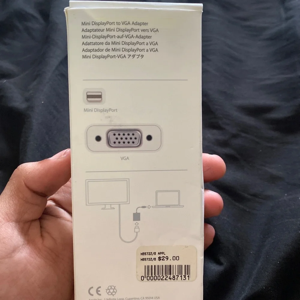 Apple mini display port to adapter